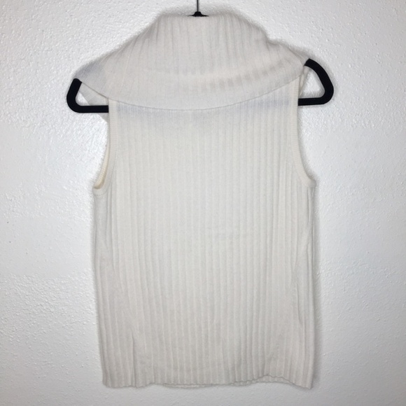 Maeve by Anthropologie Cowl Neck Cashmere Sleeveless Top M - Picture 5 of 5
